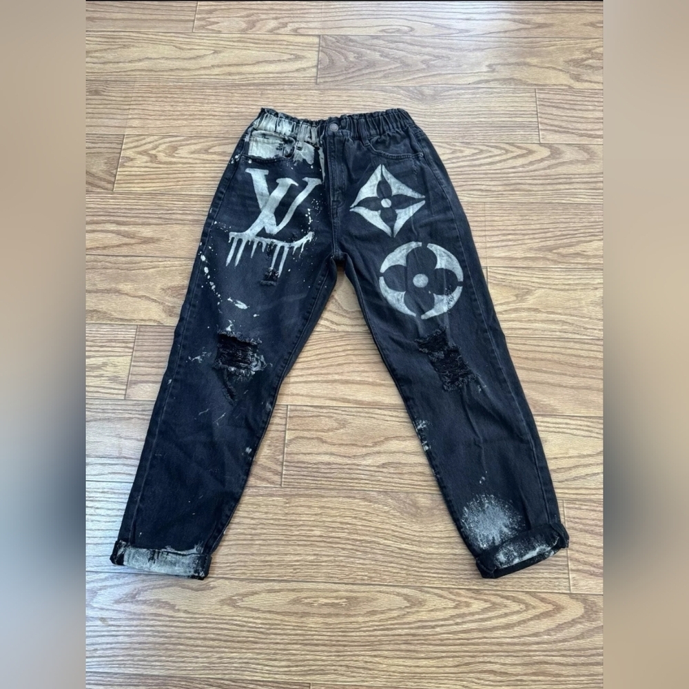 RISEN jeans size 28/7 style#RDP1250 RN#159259 Customized